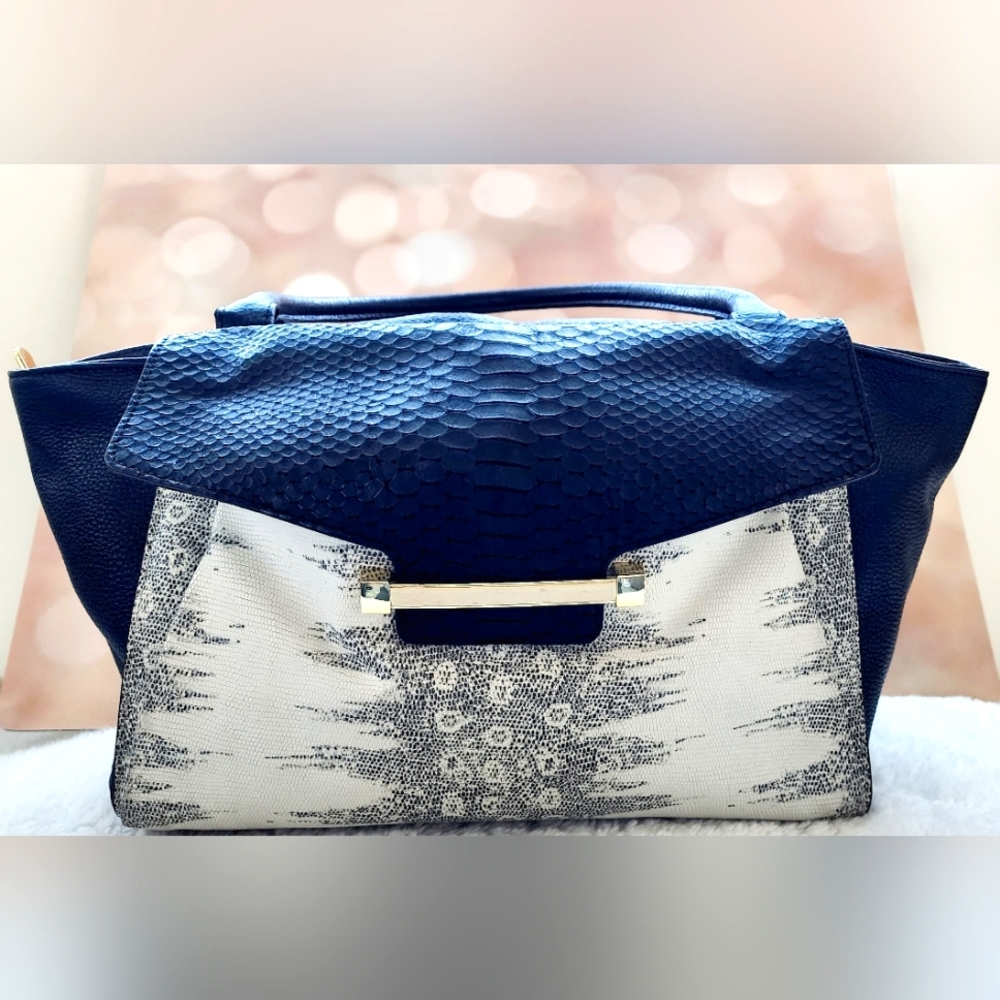 Vince Camuto Leather Tote (Limited Edition resembles Celine Trapeze Bag)